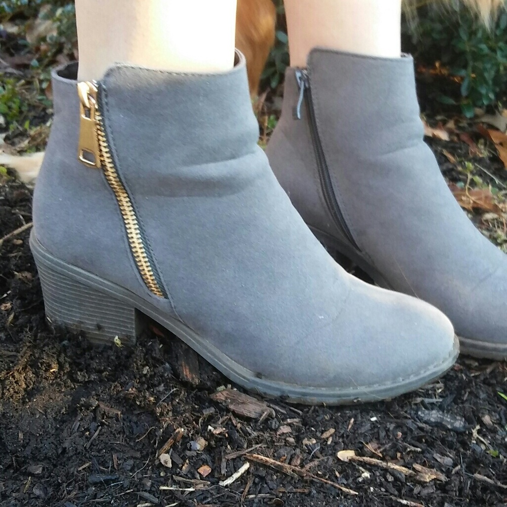 Suede Ankle Boots